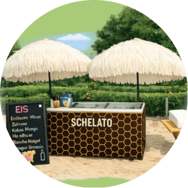 Schelato Eistheke Eventcatering